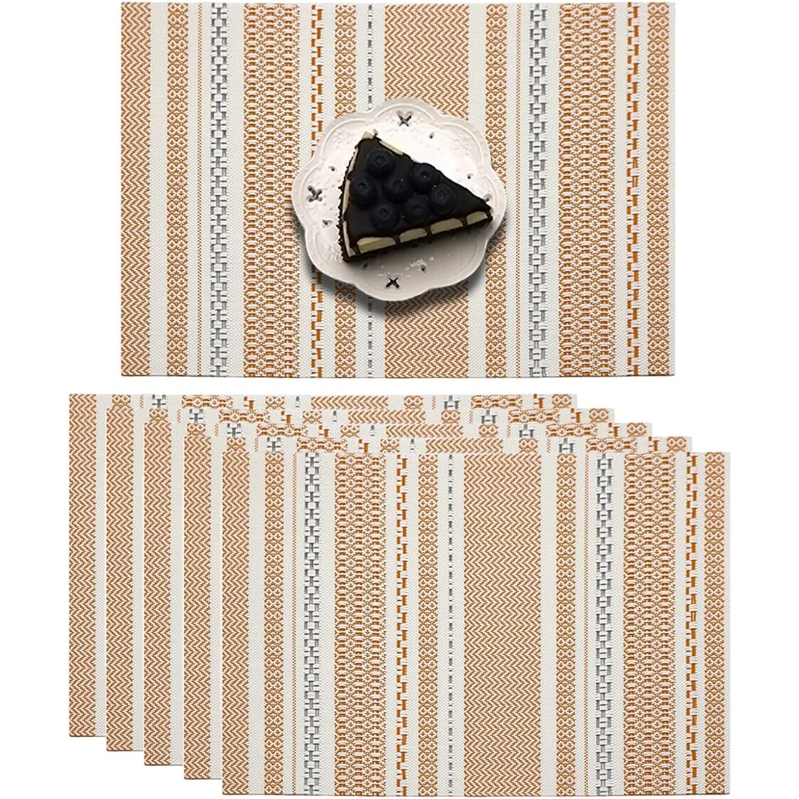 J. Rapee Fineline Placemat Orange