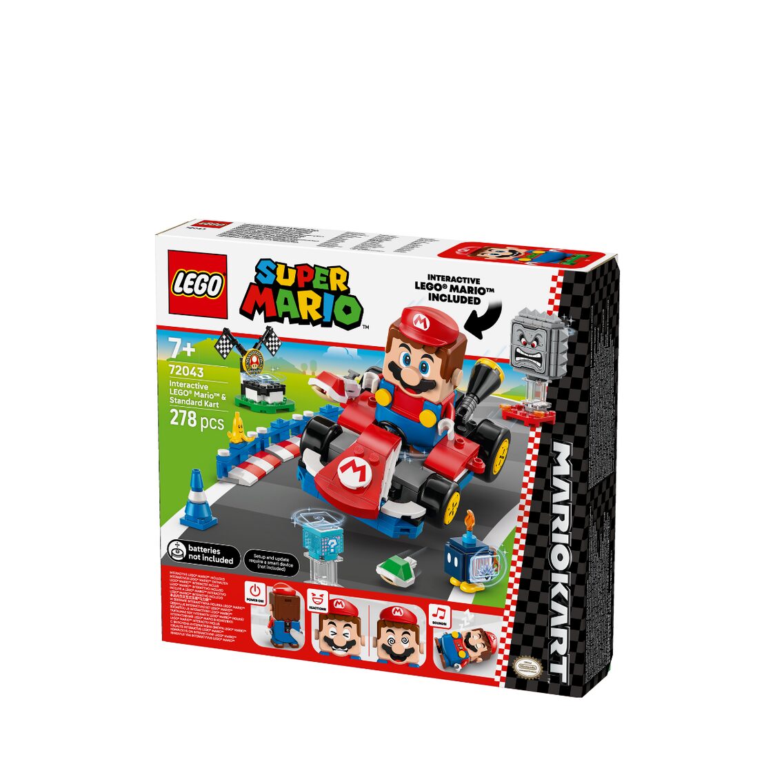 Lego Mario Kart™ – Interactive LEGO® Mario™ & Standard Kart 72043