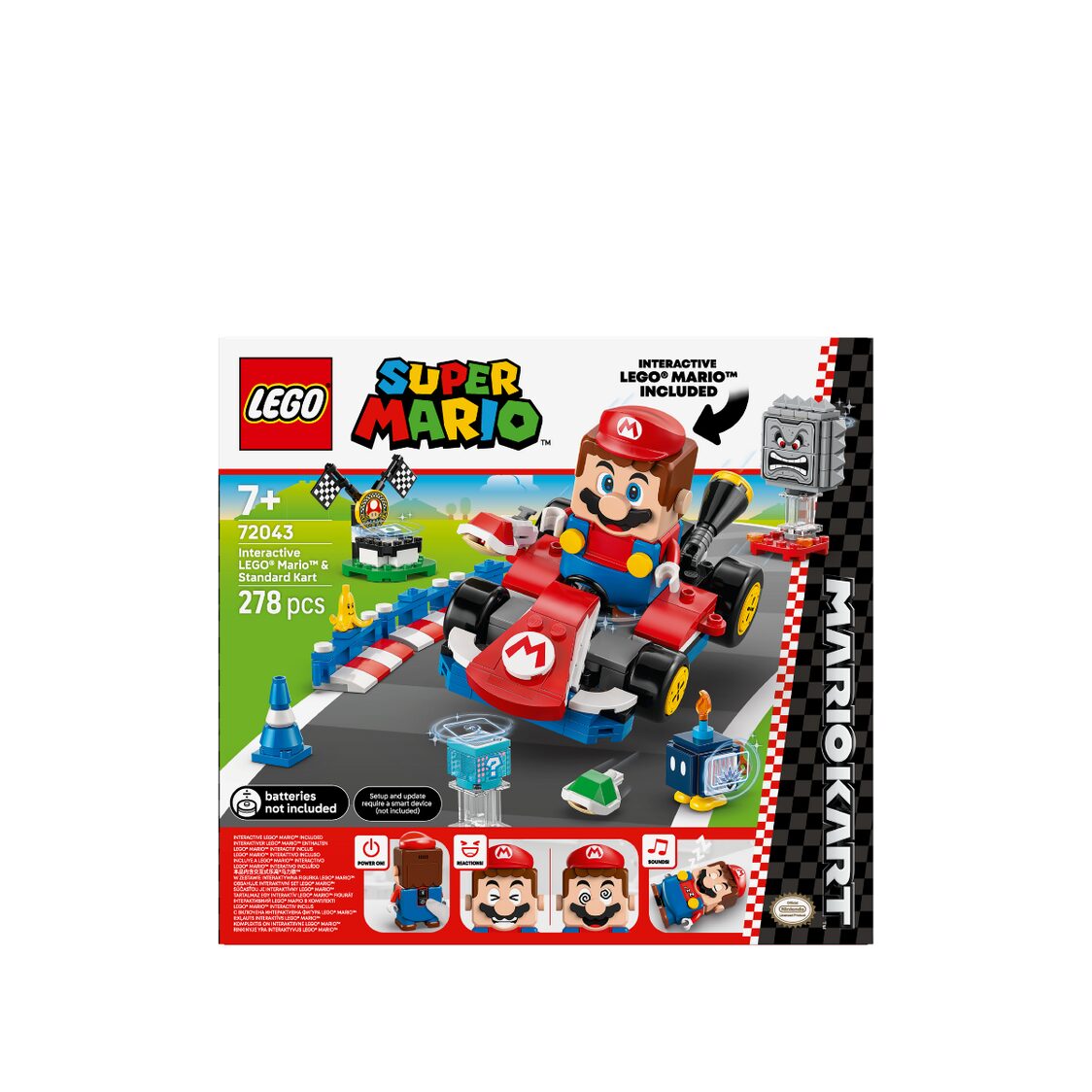 Lego Mario Kart™ – Interactive LEGO® Mario™ & Standard Kart 72043