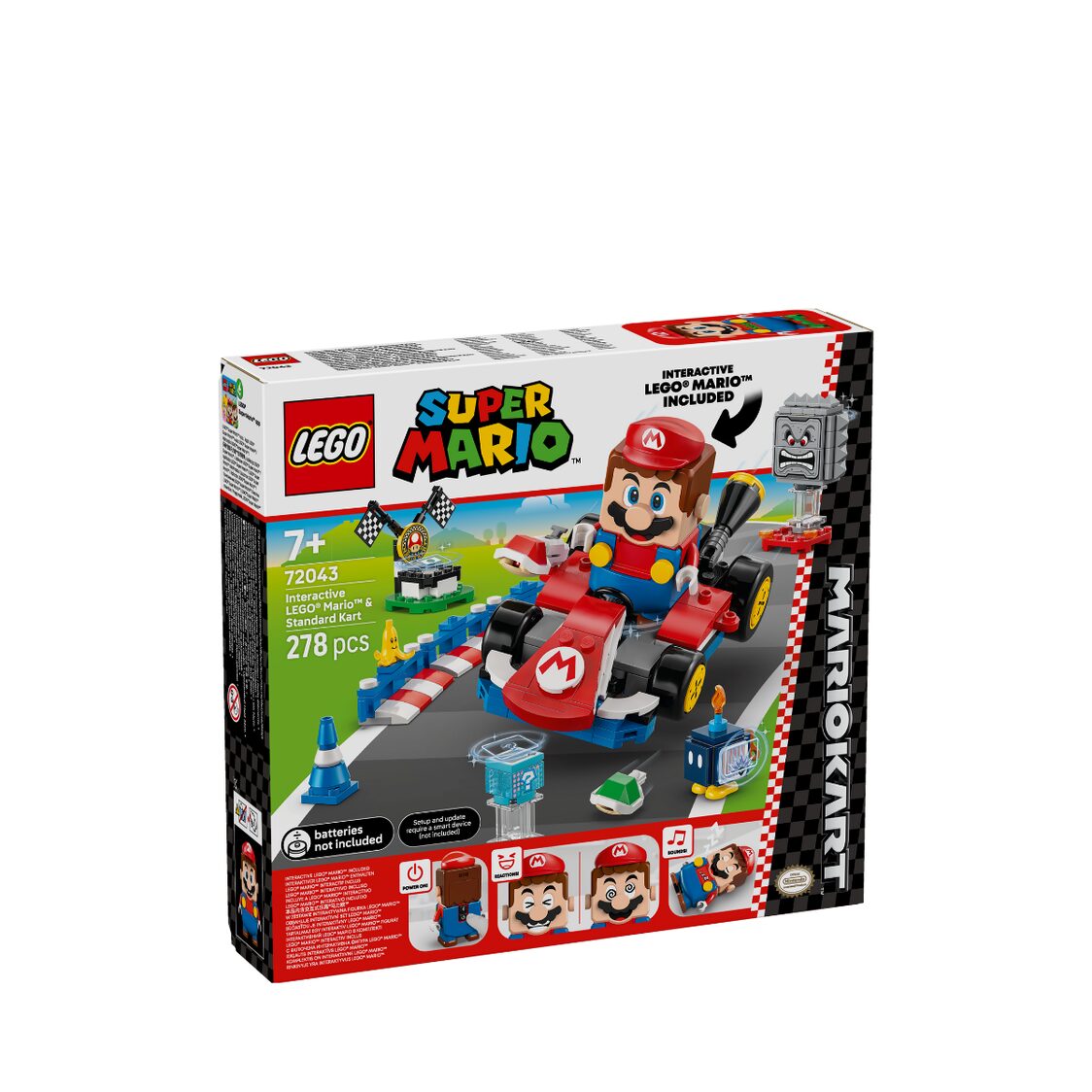 Lego Mario Kart™ – Interactive LEGO® Mario™ & Standard Kart 72043