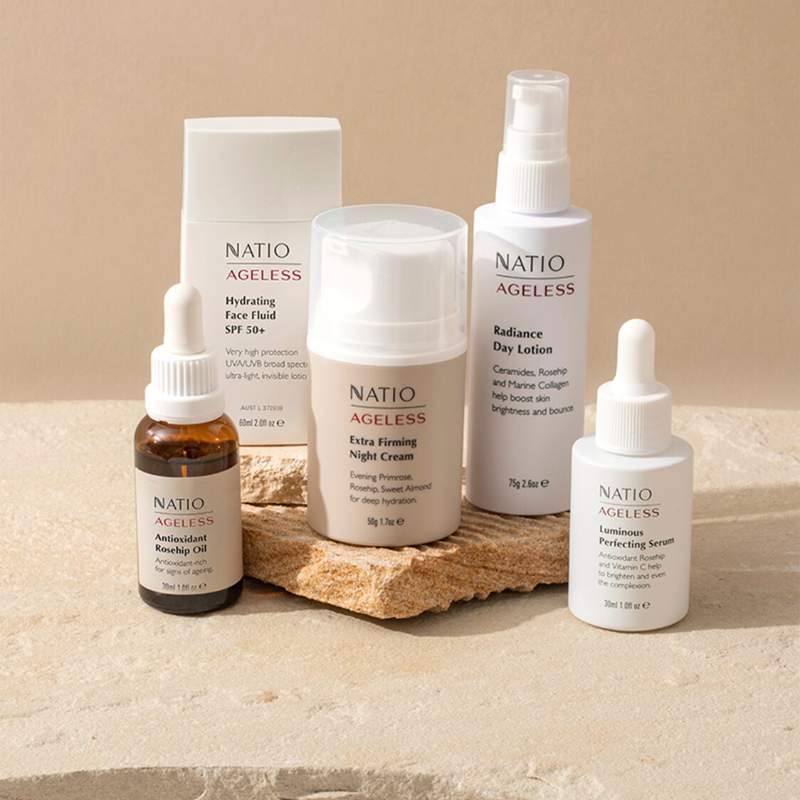 Natio Ageless Radiance Day Lotion 75g