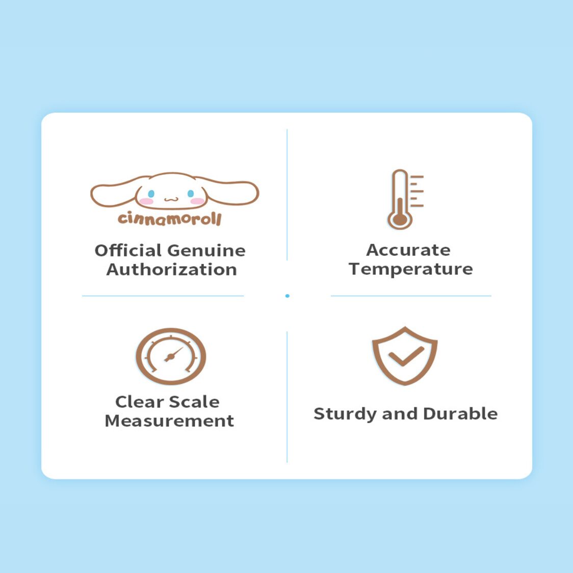 Chefmade S/S Oven Thermometer Cinnamoroll - 1898CM-CL5026