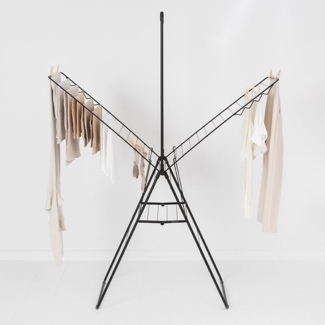 Brabantia Hangon Drying Rack 25M With Rod Black