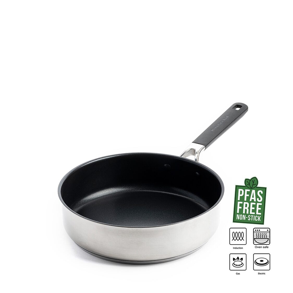 Kitchenaid Classic Stainless Steel 26cm Healthy Ceramic Skillet KACC697848