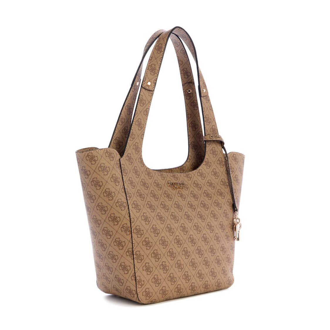 Guess Calista 2 In 1 Tote - Latte Logo
