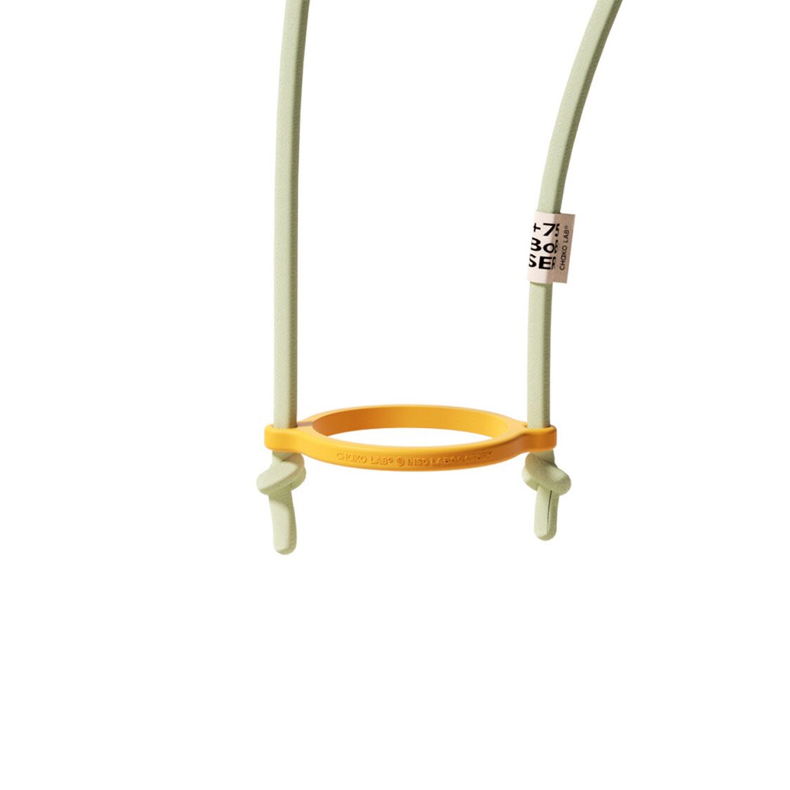 Chako Lab 450ml Bobo Straw Cup Round Strap Green