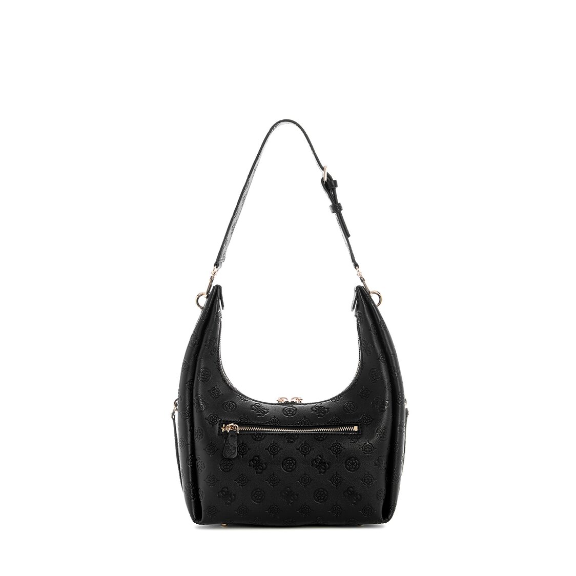 Guess Phoebe Hobo Shoulder Bag - Black Logo