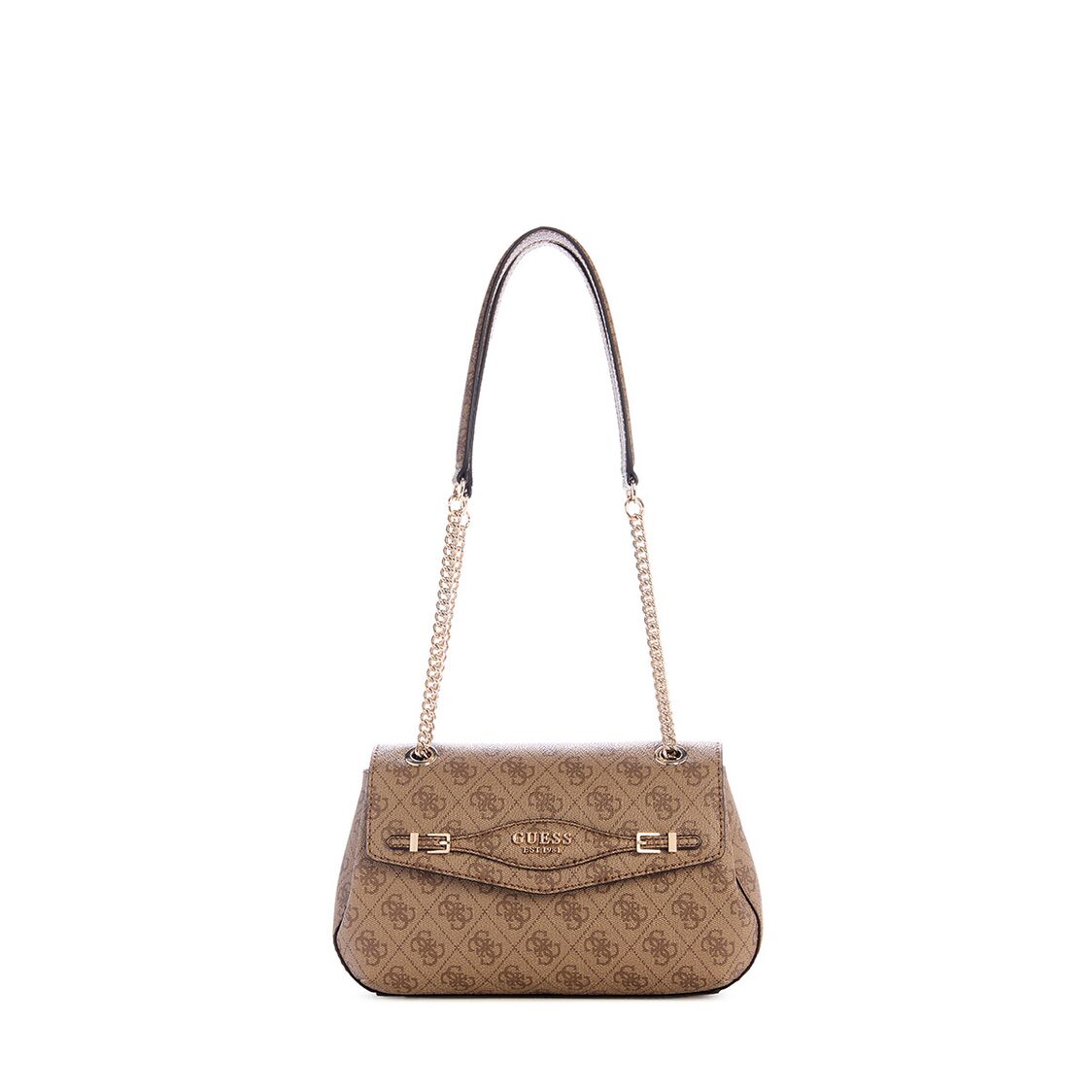 Guess Katya Convertible Xbody Flap - Latte Logo
