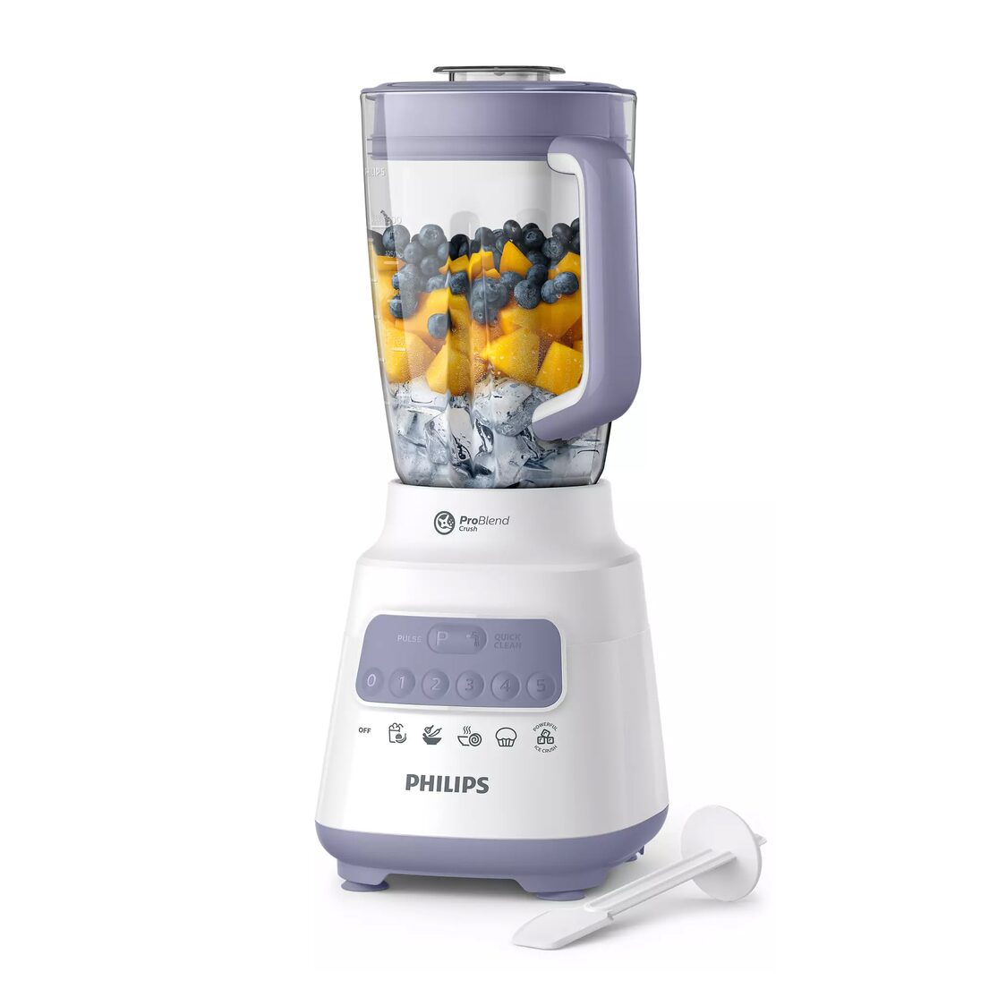 Philips Series 5000 Blender with Dry Mill 700W, Plastic Jar (HR2221/01)