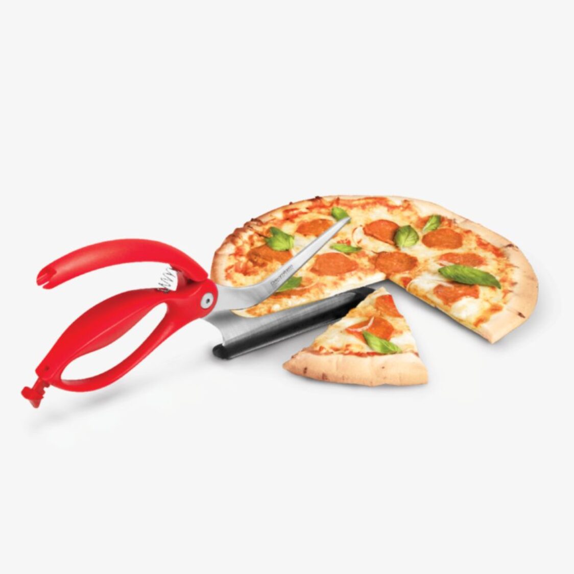 Dreamfarm S/S Nylon Pizza Scissor With Spatula Red Scizza