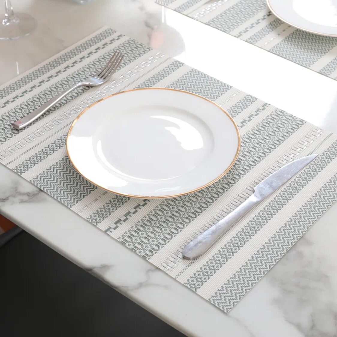 J. Rapee Fineline Placemat Grey