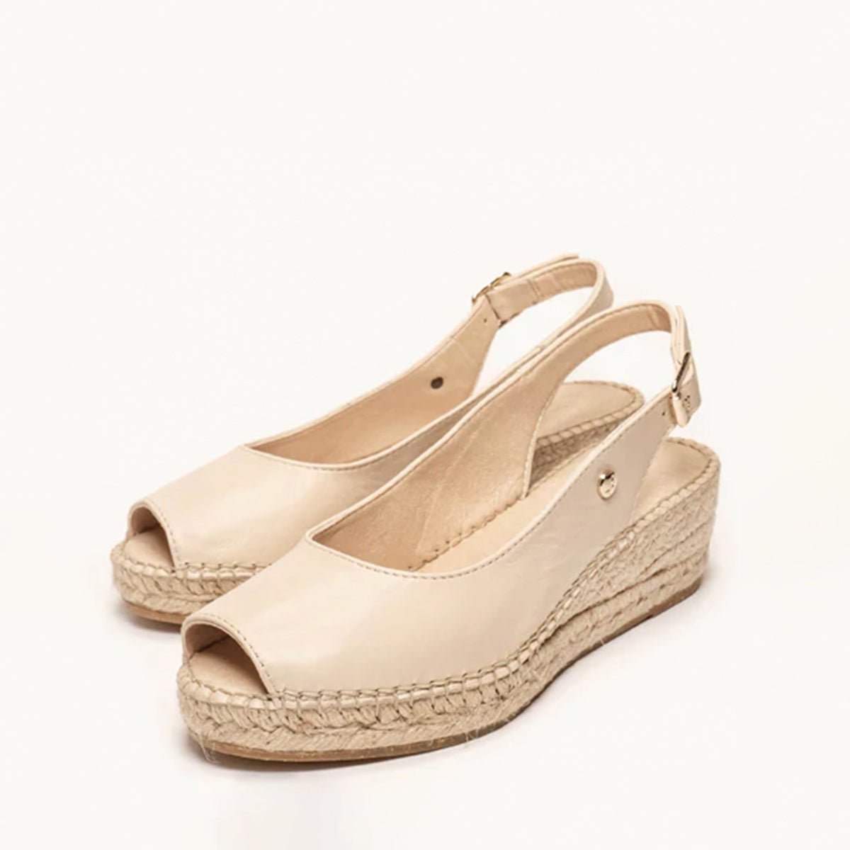Alhamas Clavel Cuna Baja Napa Peeptoe Sling Back Platform - Metro Singapore Departmental Store - Celebrating 69 Years in SG