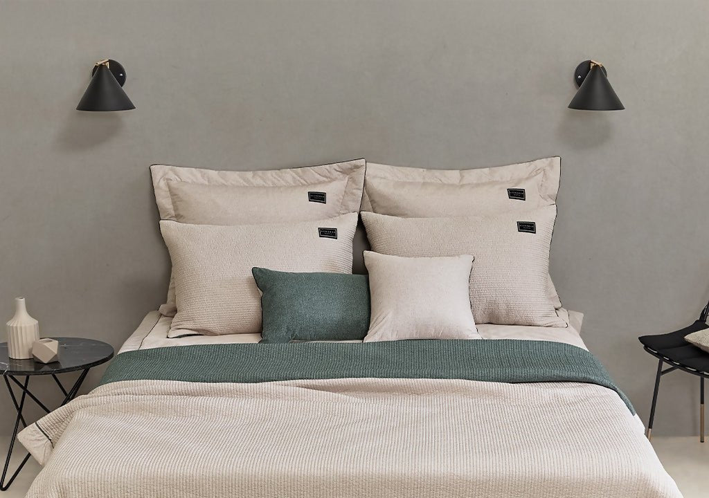 Allerman Robert Wool Washing Coverlet (Bedspread) - Beige - Metro Singapore Departmental Store - Celebrating 69 Years in SG