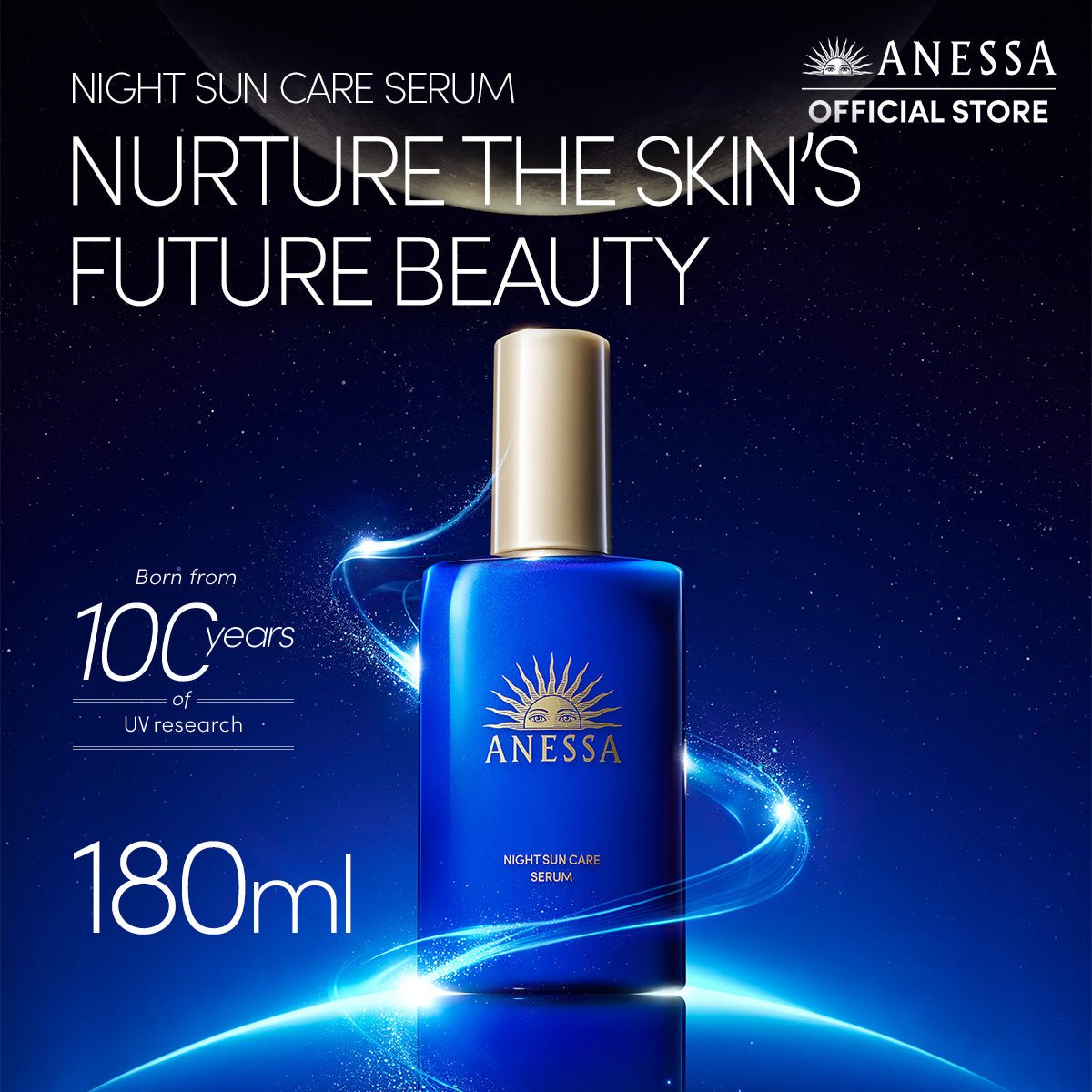 Anessa Night Sun Care Serum 180ml - Metro Singapore Departmental Store - Celebrating 69 Years in SG