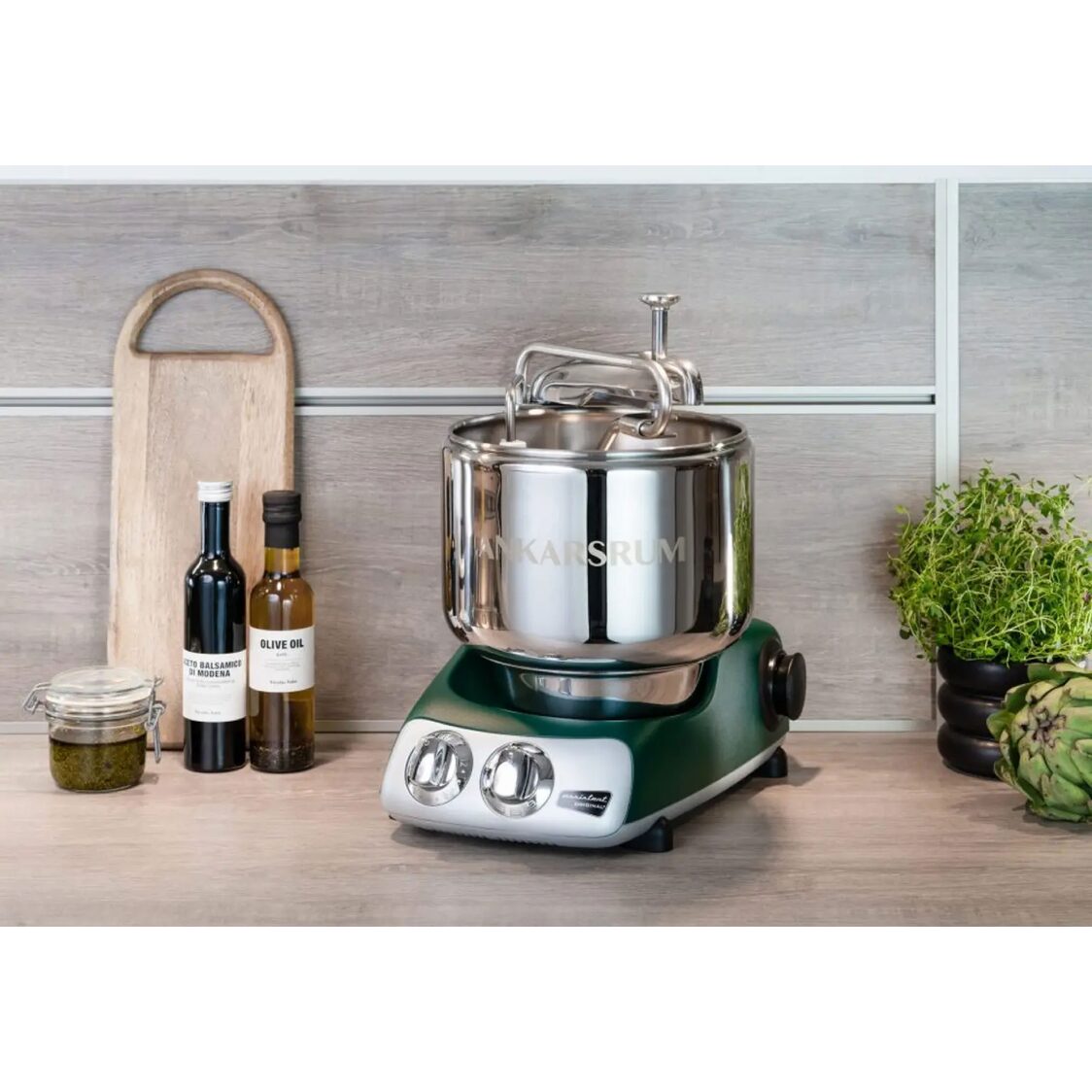 Ankarsrum Assistent Original Strong Mixer - Forest Green AKM086974 - Metro Singapore Departmental Store - Celebrating 69 Years in SG