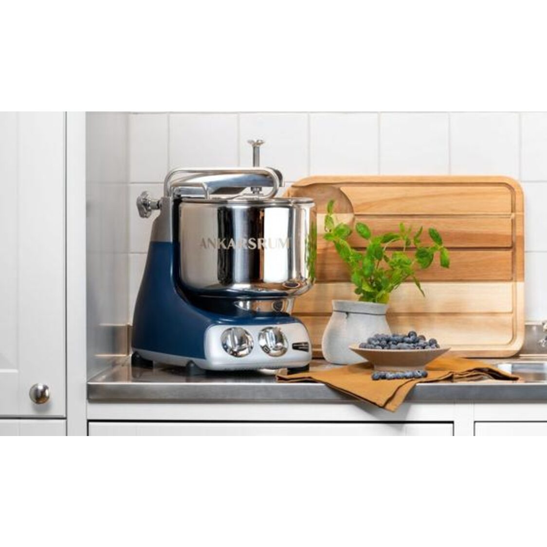 Ankarsrum Assistent Original Strong Mixer - Royal Blue (Matte Finish) AKM084468 - Metro Singapore Departmental Store - Celebrating 69 Years in SG
