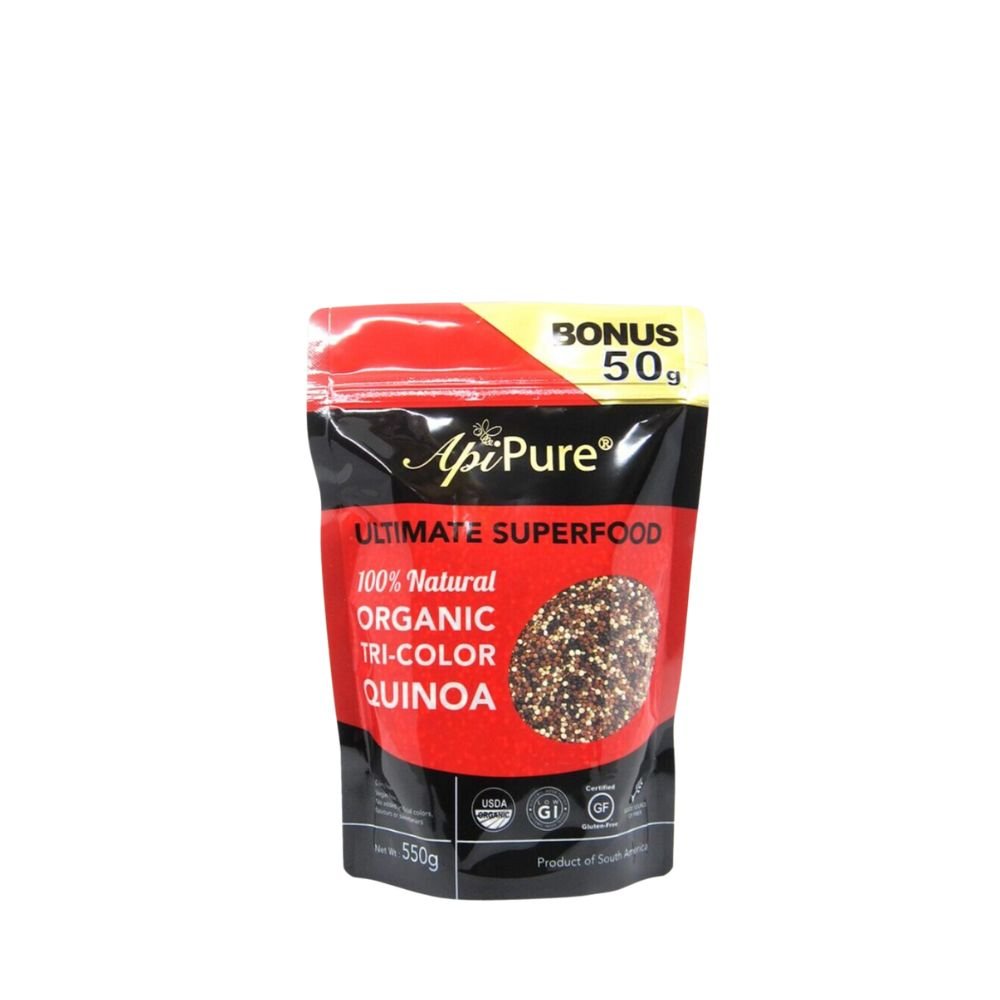 Apipure ®Organic Tricolour Quinoa 550g - Metro Singapore Departmental Store - Celebrating 69 Years in SG