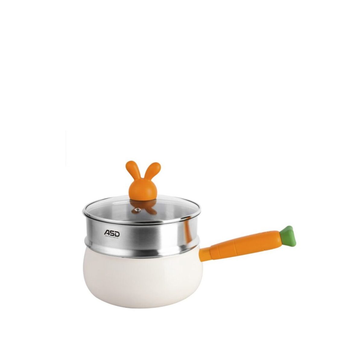 ASD Bunny Collection 18cm Induction Saucepan + Steamer (HP - BUN318SA - SS) - Metro Singapore Departmental Store - Celebrating 69 Years in SG