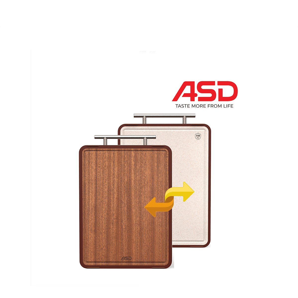 ASD Dual Side Ebony Wood Cutting Board - 38x26cm - Metro Singapore Departmental Store - Celebrating 69 Years in SG