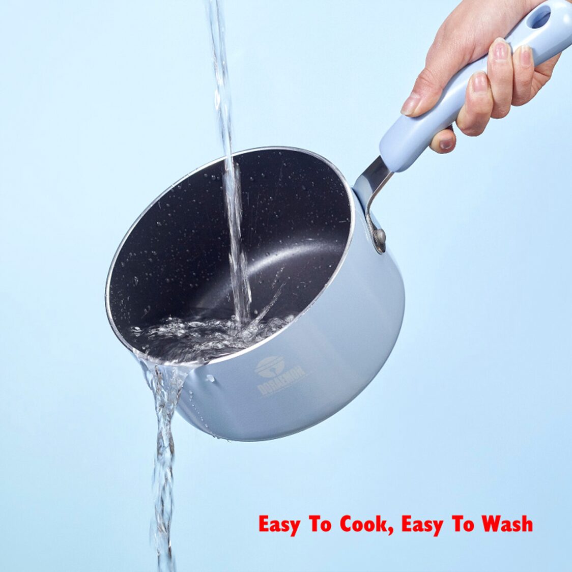 ASD X Doraemon 16CM I.H. Non - Stick Saucepan - Blue (NL16DR1WG - B) - Metro Singapore Departmental Store - Celebrating 69 Years in SG
