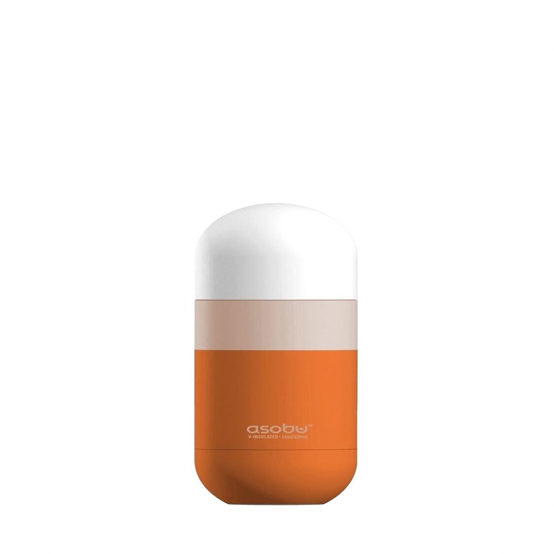 Asobu Orb Water Bottle Pastel Orange 420ml - Metro Singapore Departmental Store - Celebrating 69 Years in SG