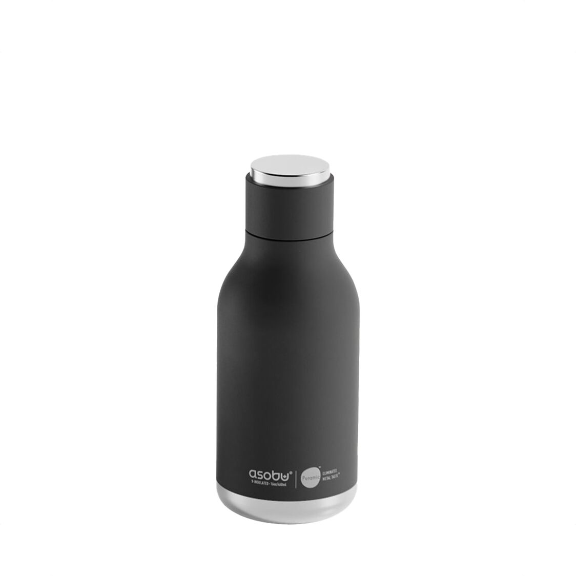 Asobu Puramic Urban Water Bottle Black 460ml - Metro Singapore Departmental Store - Celebrating 69 Years in SG
