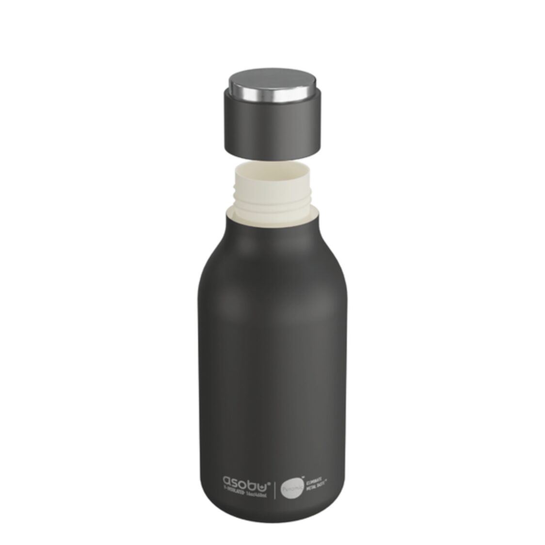 Asobu Puramic Urban Water Bottle Black 460ml - Metro Singapore Departmental Store - Celebrating 69 Years in SG