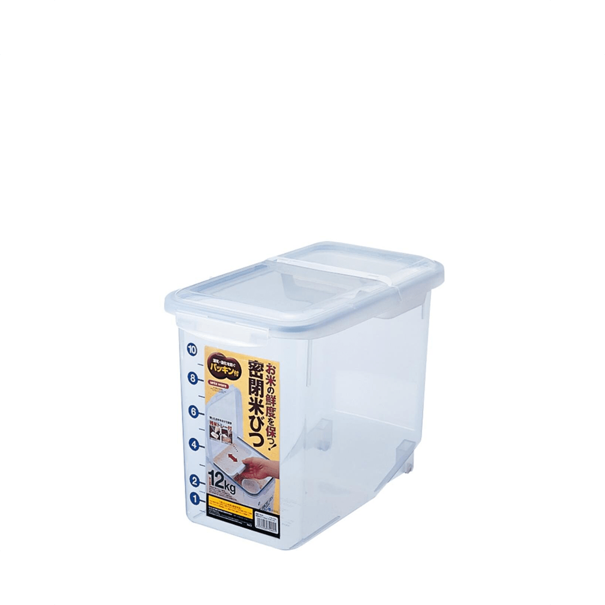 Asvel Unix Ware Airtight Rice Stocker 12kg 7506 - Metro Singapore Departmental Store - Celebrating 69 Years in SG