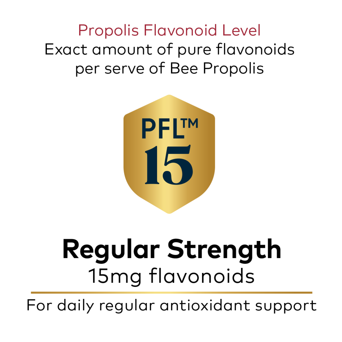 Comvita Propolis PFL15 Regular Strength Veg Capsules