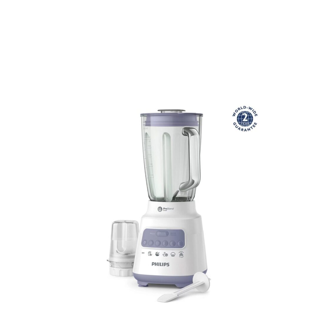 Philips Series 5000 Blender with Dry Mill 700W, Glass Jar (HR2222/01)