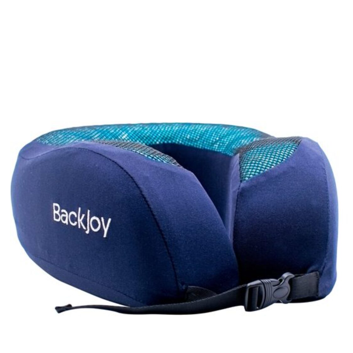 BackJoy Posture Care Neck Support Pillow with Cooling Gel - Deep Sea