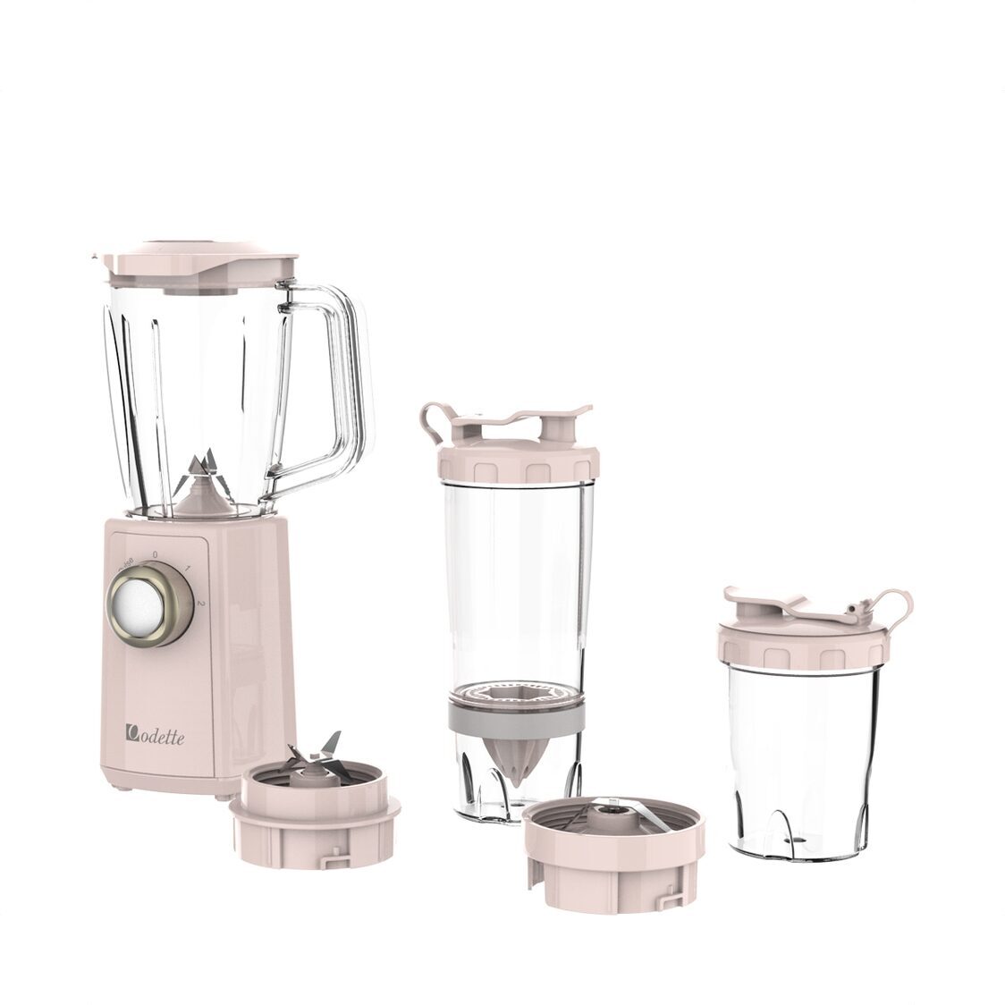 Odette 2 Speeds Blender with Lemon Juicer and Grinder UM1050S1N2-MC