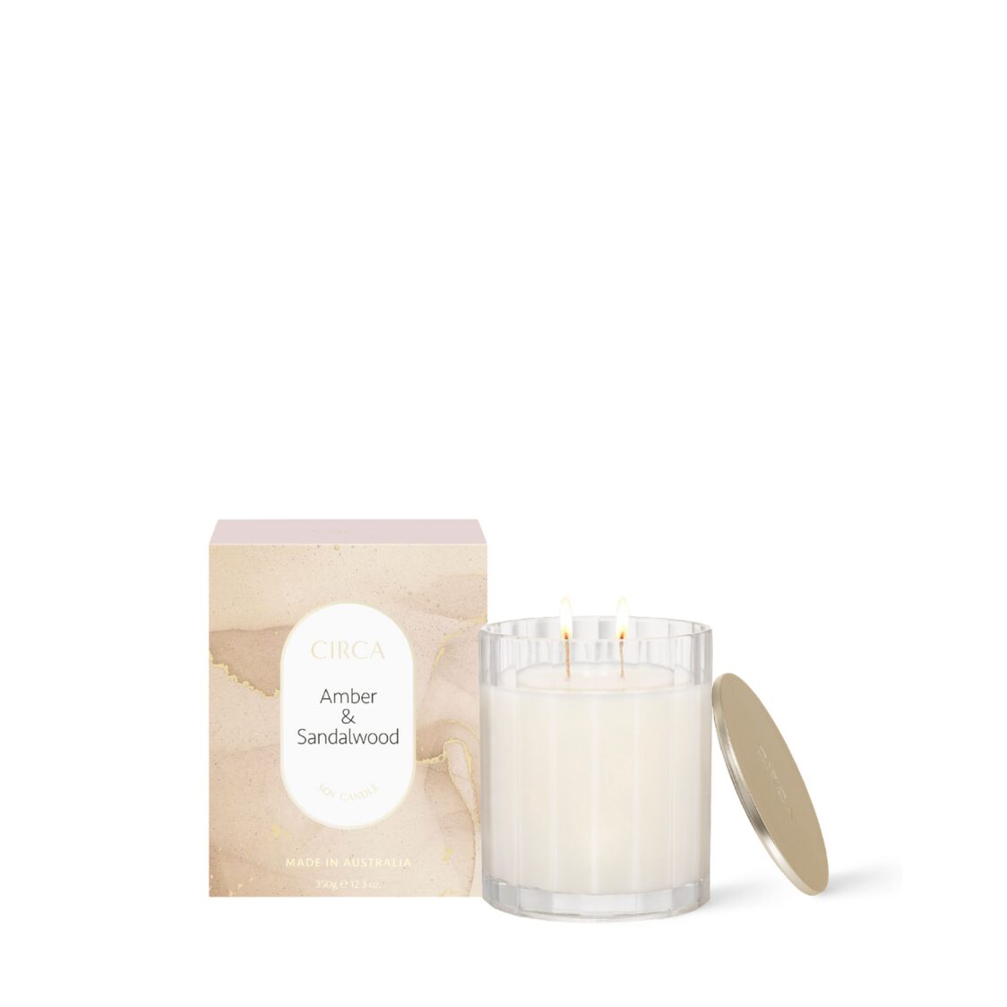 Circa Soy Candle 350g Amber & Sandalwood (Purchase with Purchase)