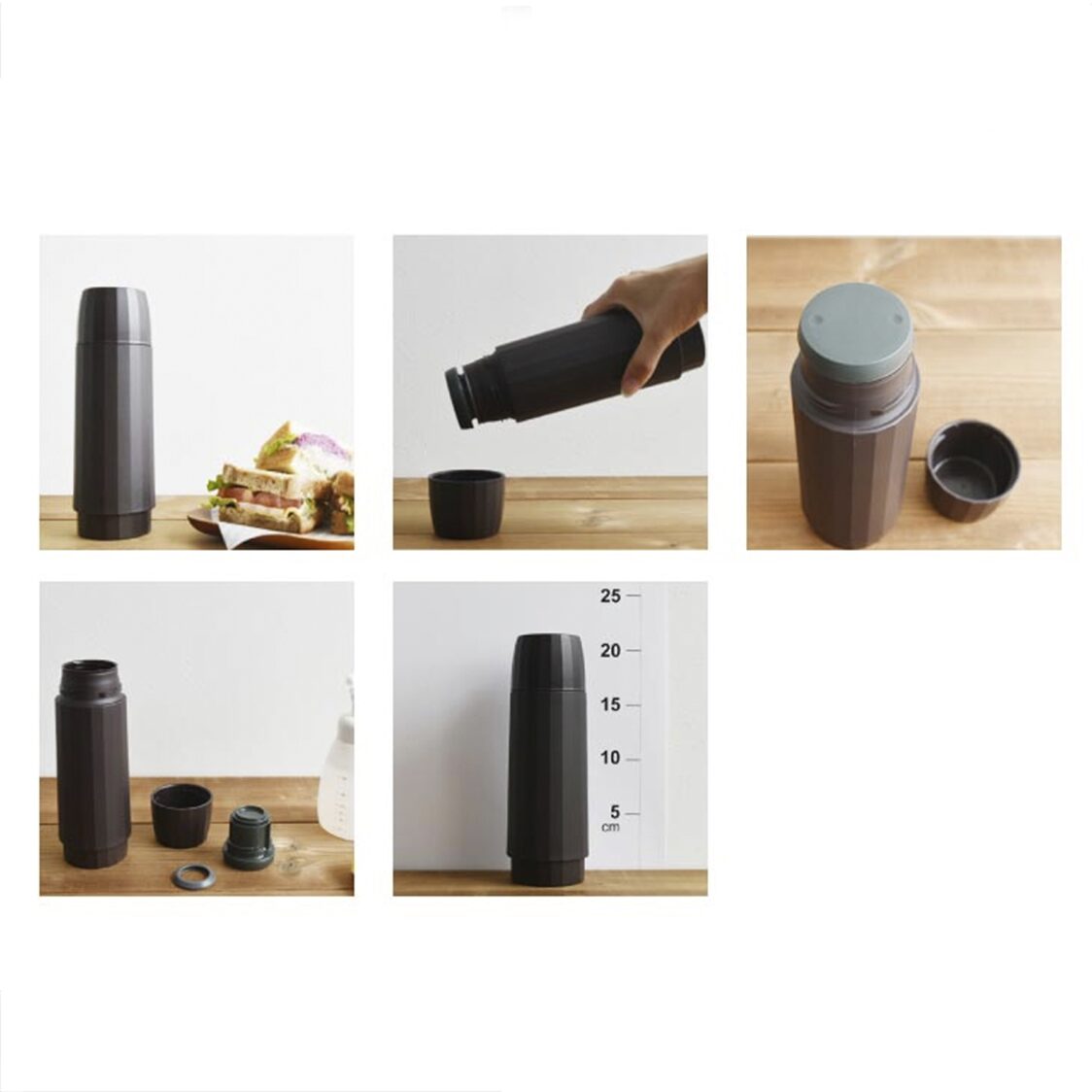 TIGER Double Stainless Steel Bottle 300ml - Chocolate (MSK-A030 TC)