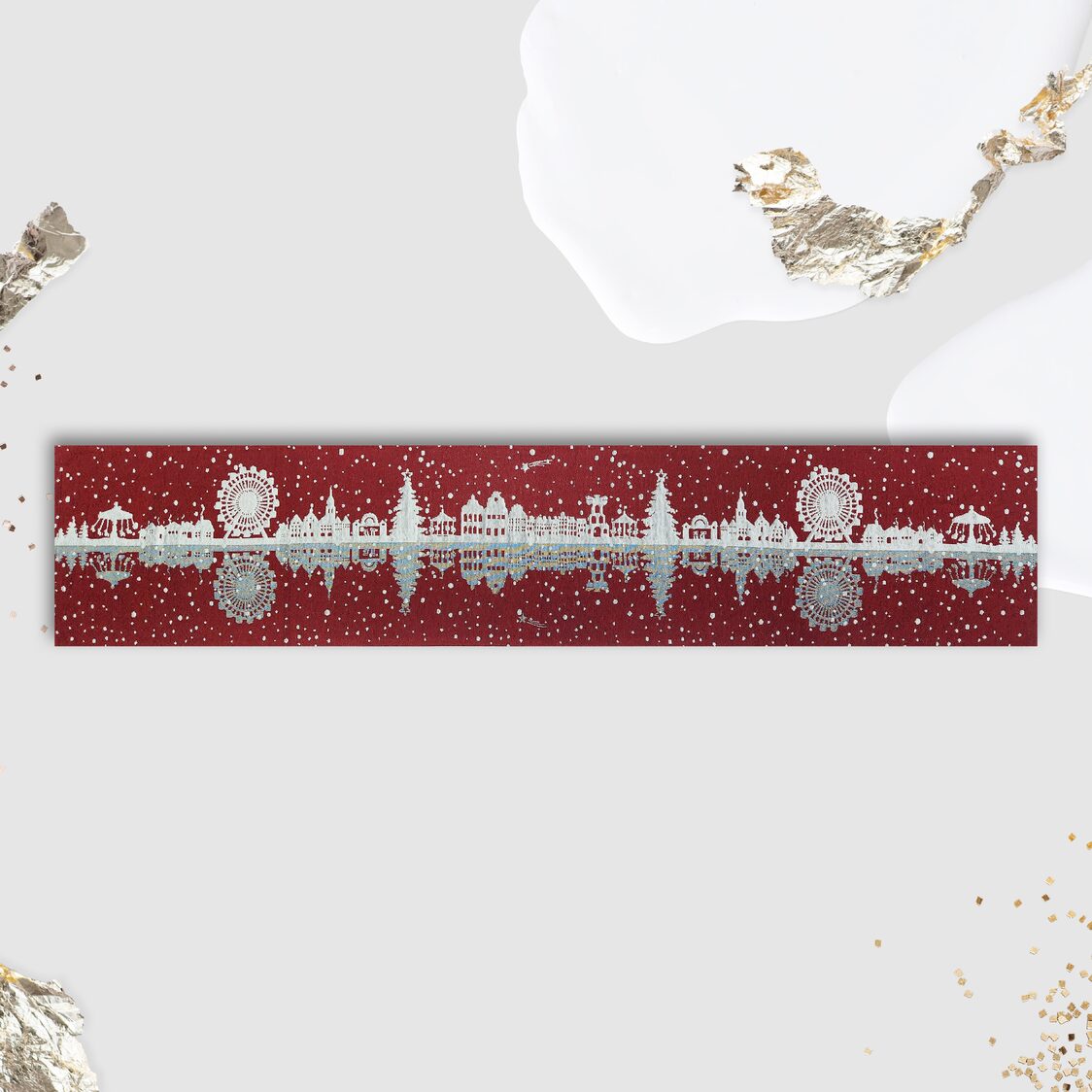 J. Rapee Carnival Tablerunner Red