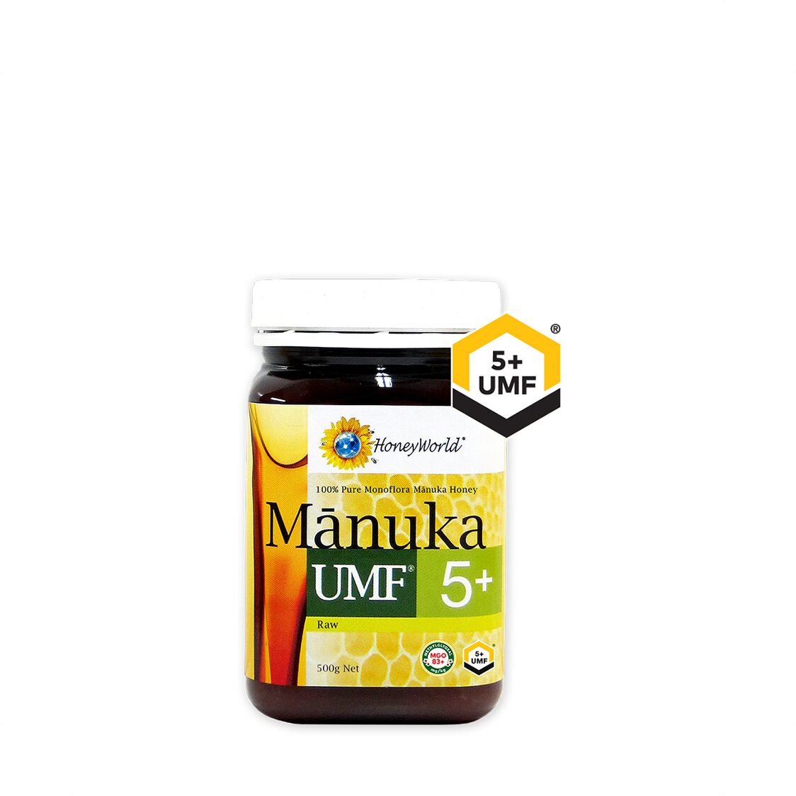 HoneyWorld® Raw Manuka UMF™5+ 500g