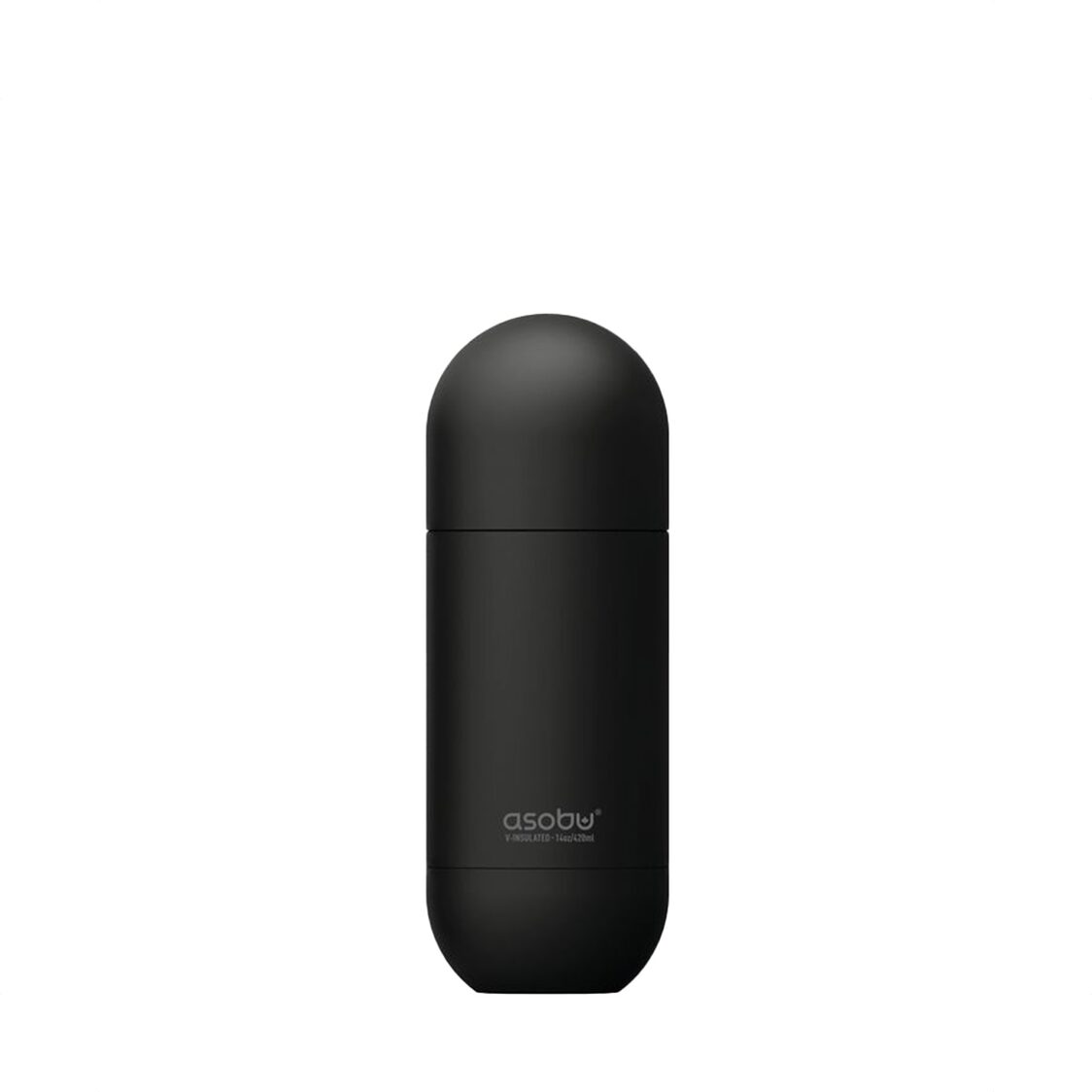 Asobu Puramic Orb Water Bottle Black 420ml