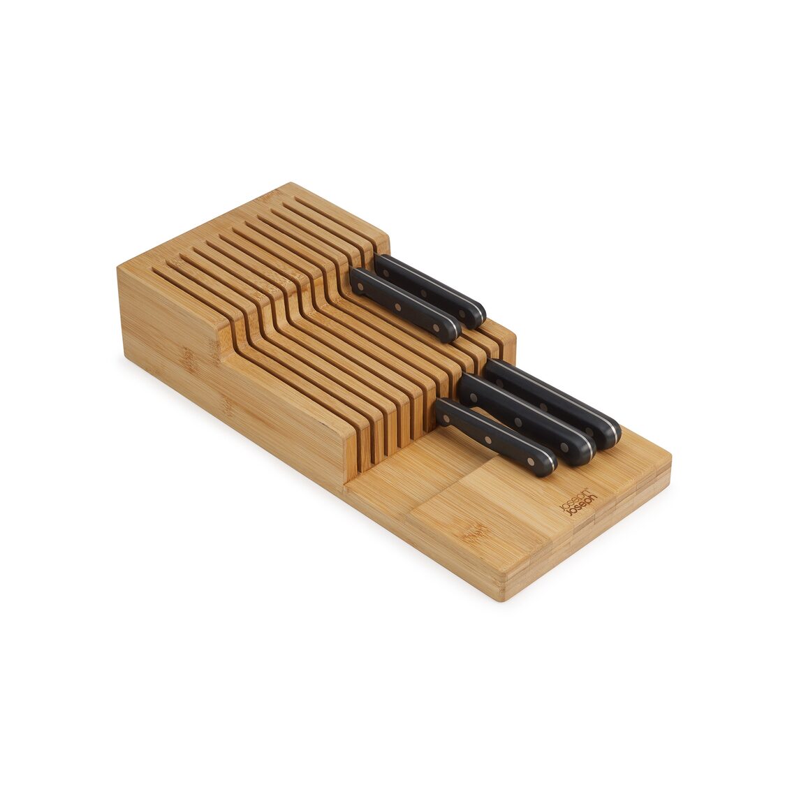 Joseph-Joseph DrawerStore Bamboo Large 2-tier Knife Organiser