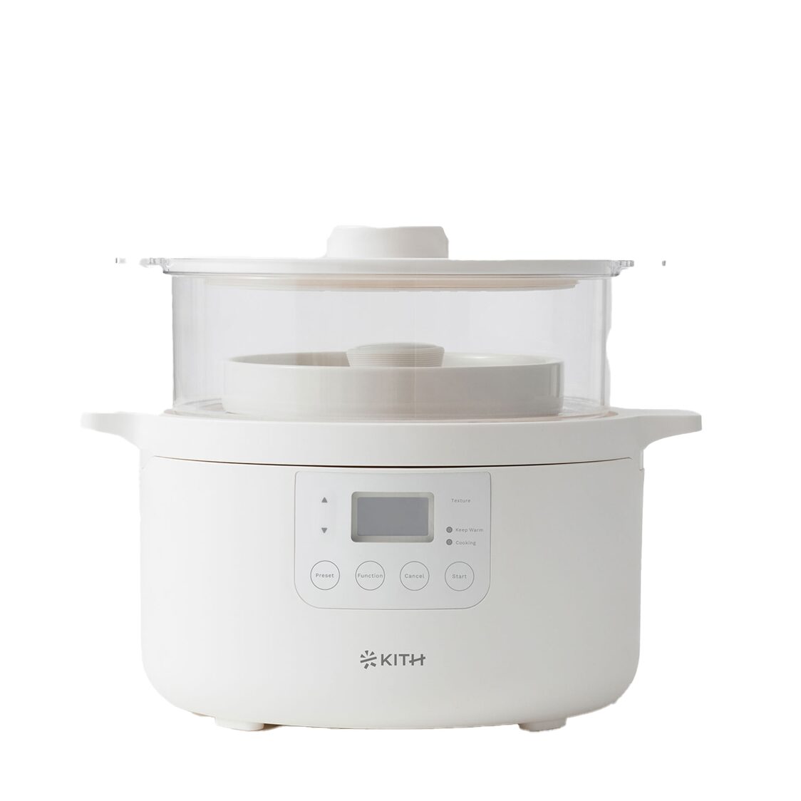Kith Kyo 3L Electric Cooker with Bamboo Steamer (MEC-3L-OW)
