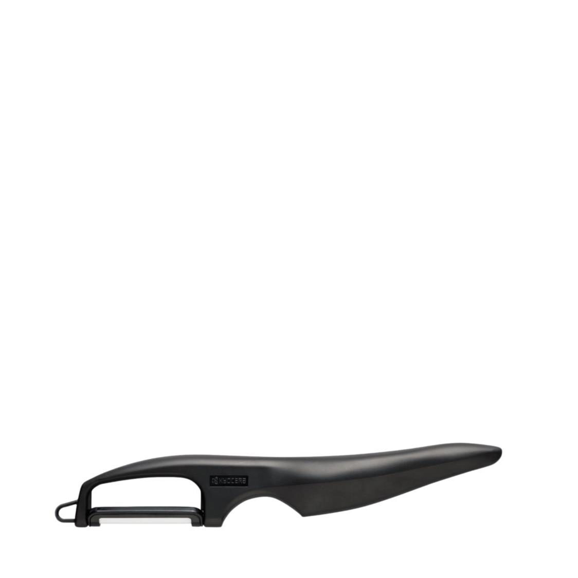 Kyocera Double-Edged Ceramic Blade Peeler – Black (CP-11 BK)