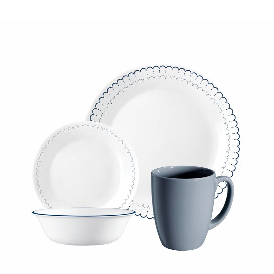 Corelle 16pcs Dinner Set - Caspian Lace