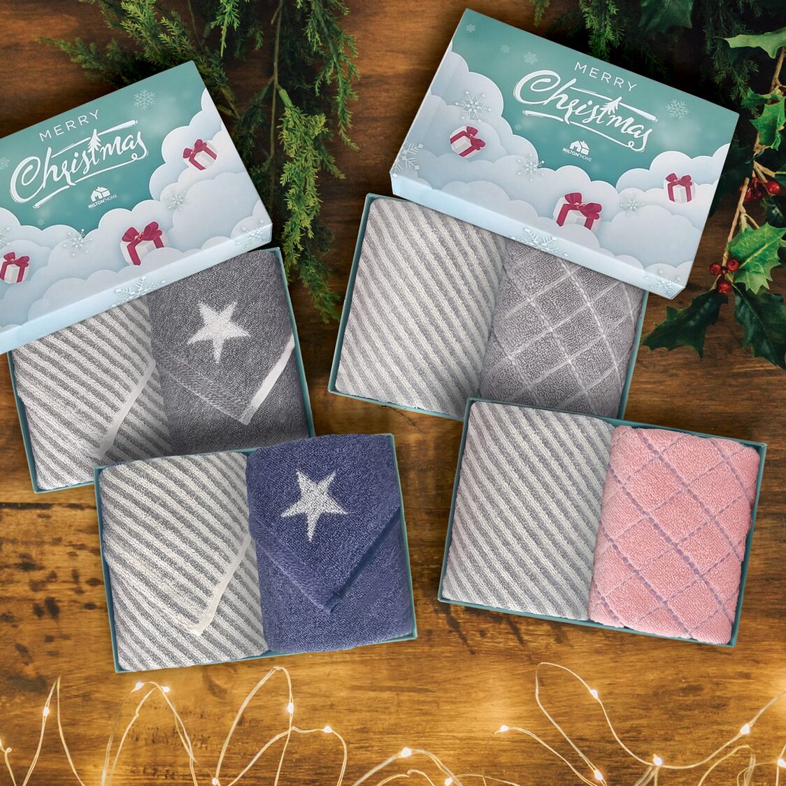 Milton Home Crochet Towel Star