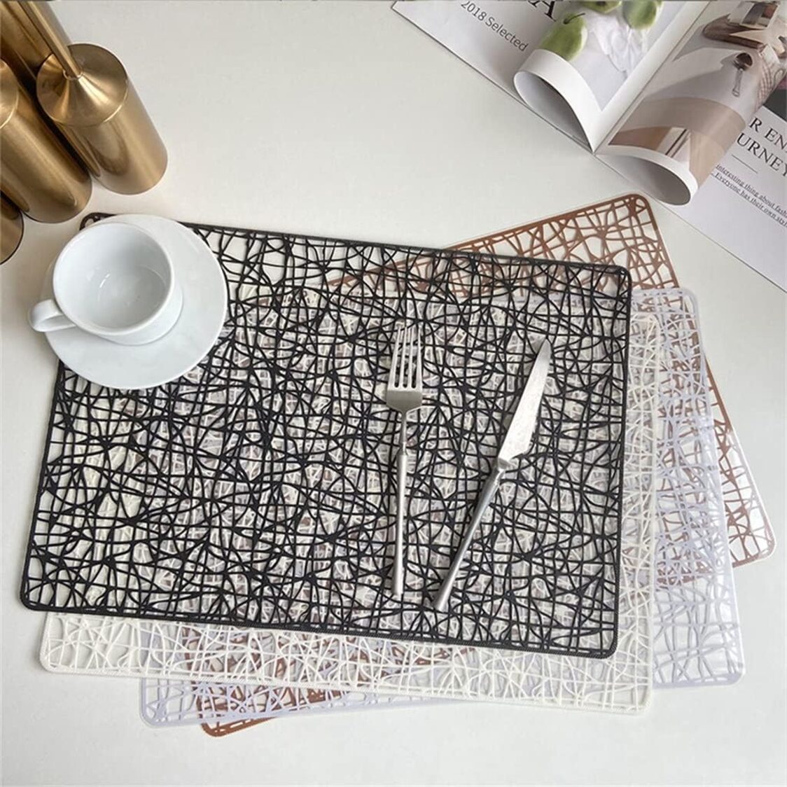 J. Rapee Fiesta Placemat Black