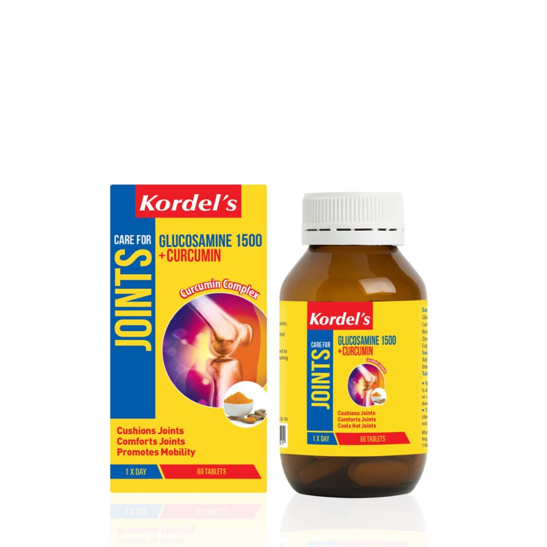 Kordel's Glucosamine 1500 + Curcumin 60's