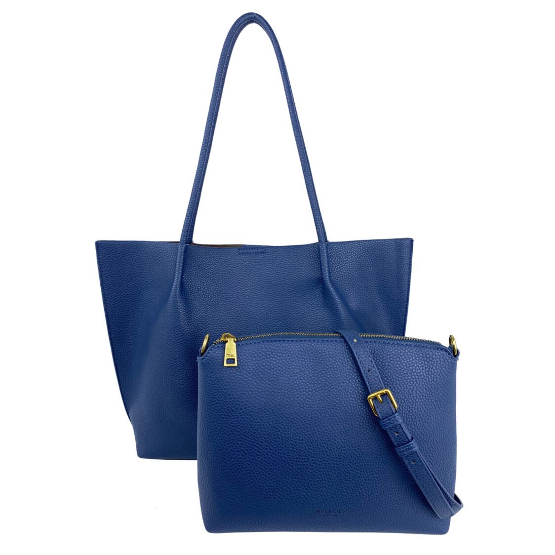 Mel&Co Pebbled Sling Bag In Tote