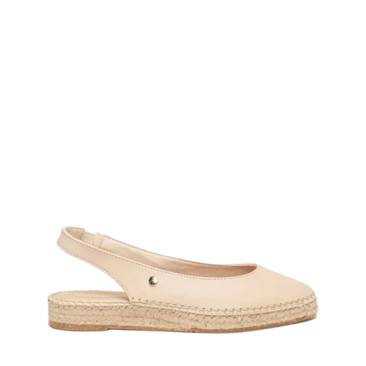 Alhamas Pointy Toe Camellia Slingback Platform Espadrille