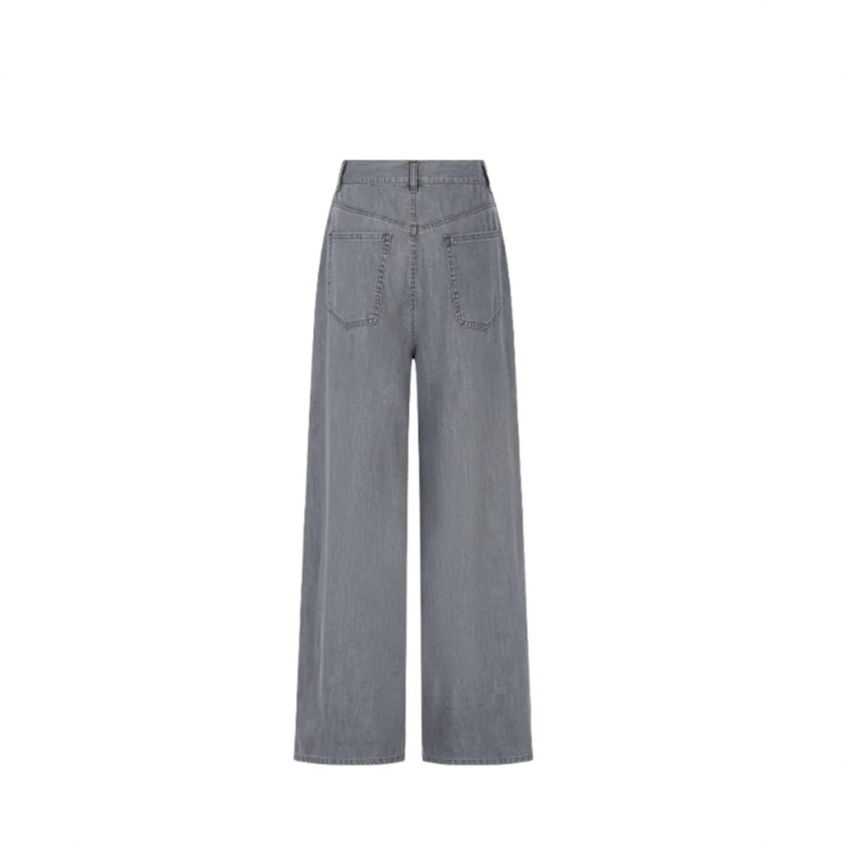 Voice Of Voices One Tuck Wide Denim Pants Grey