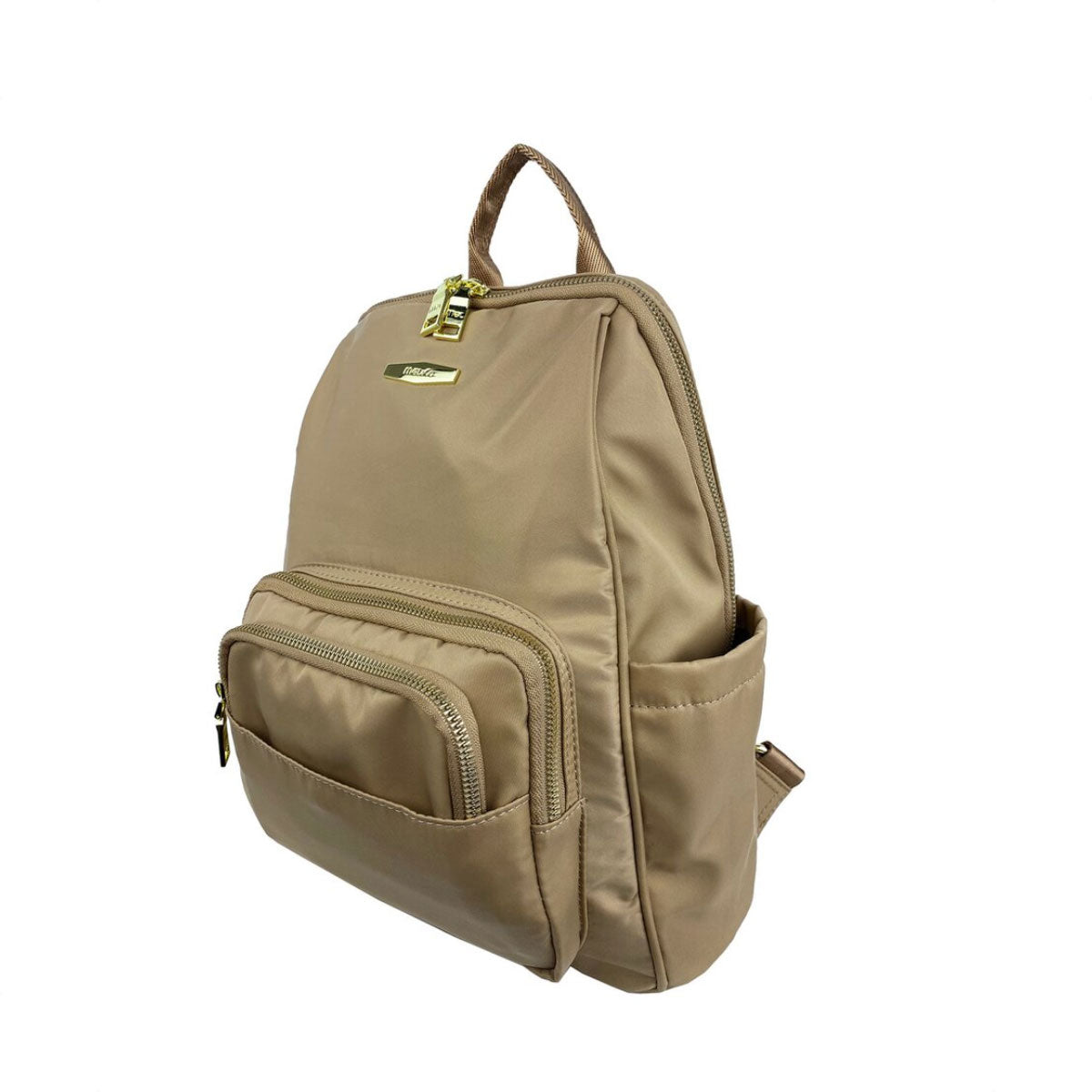 Mel&Co Nylon Angled-Top Backpack