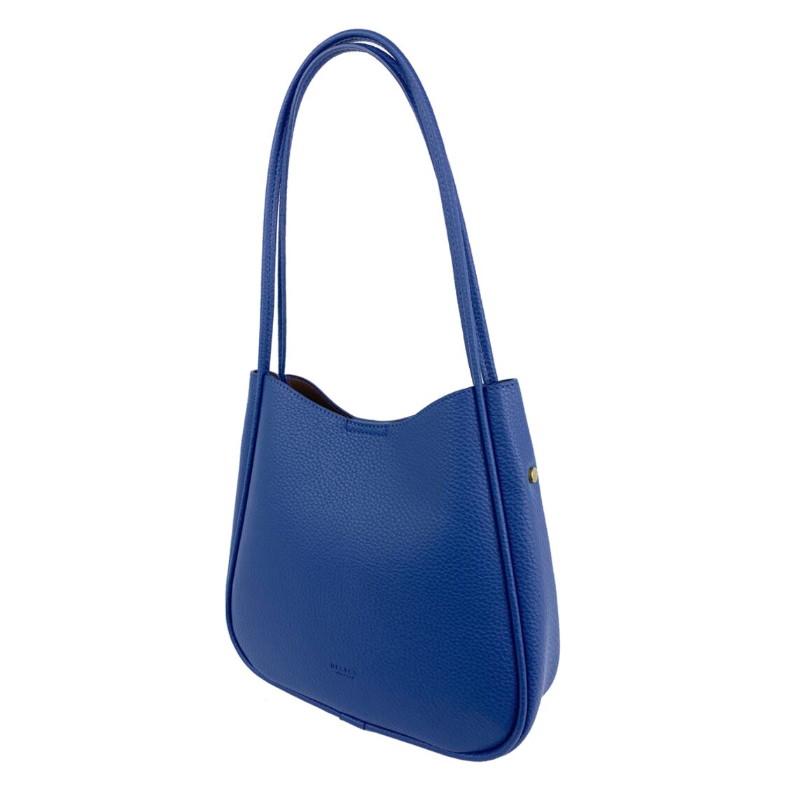 Mel&Co Pebbled Double Handle Shoulder Bag