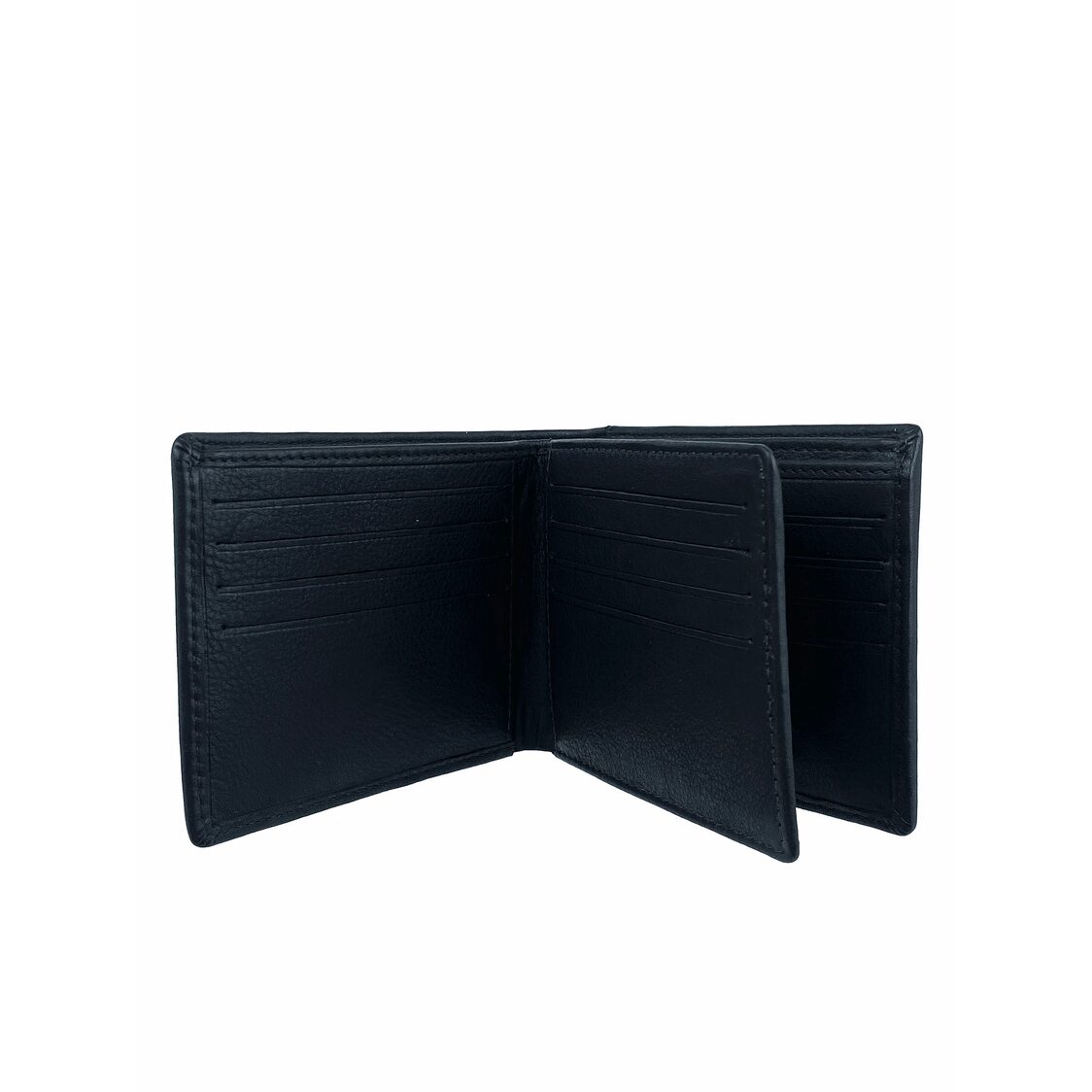 Mel&Co Genuine Leather Center Flap Wallet With Slip Pocket